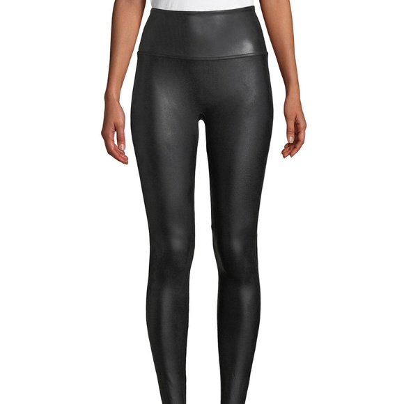 SPANX Pants - NWT Spanx Faux Leather Leggings, 1X